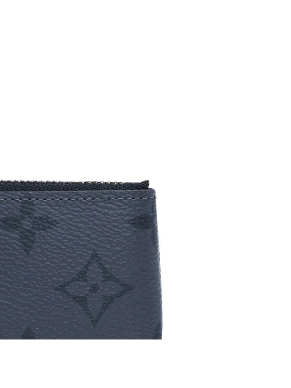 Louis Vuitton Pochette Cles Coin Purse Monogram Eclipse Black